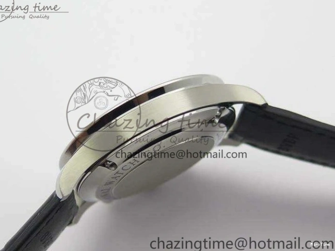 MIROTIME 0524 MoistureWicking Portuguese IW371491 ZF 1:1 Best Edition SS Blue Dial On Leather Strap A79350 (Slim Movement) V 7221